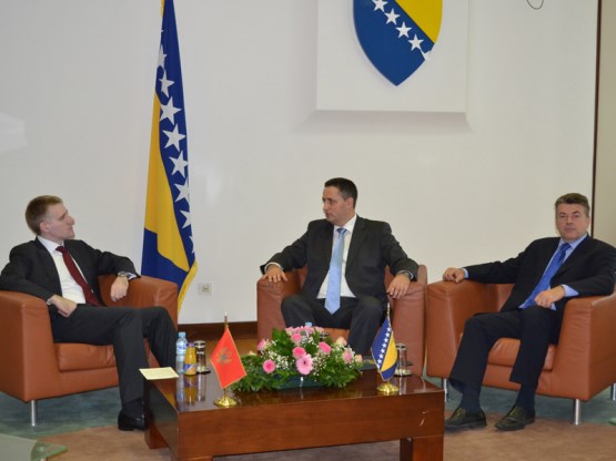 The members of the Collegium of the House of Representatives of BiH PA meet the Deputy Prime Minister and Minister of Foreign Affairs and EU Integration of Montenegro